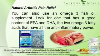 How To Find Real Natural Arthritis Pain Relief