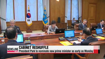 President Park to speed up Cabinet reshuffle