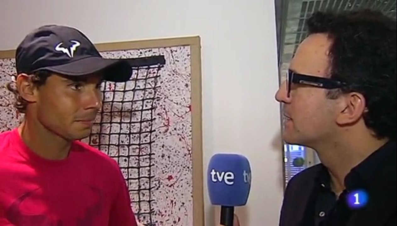 Rafael Nadal Interview for RTVE After his Victory at RG14