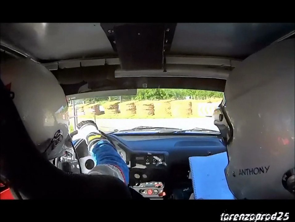 rallye du val d' orain 2014 es3 camera embarque Bourgeois-Peterlini 106 S16 A6