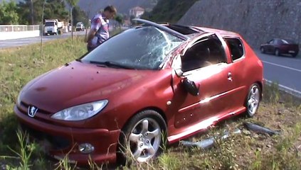 Okuluna Giderken Kaza Yaptı, Hayatını Kemer Kurtardı