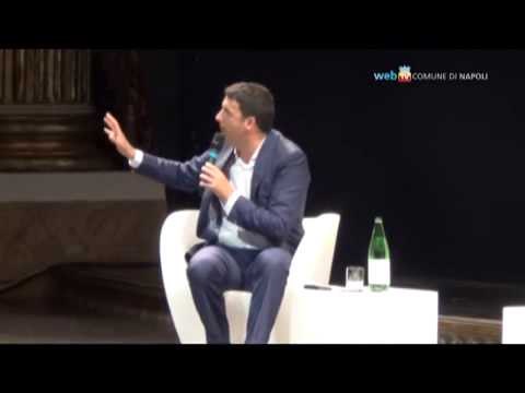 Napoli - Renzi protagonista della 'Repubblica delle Idee' (07.06.14)