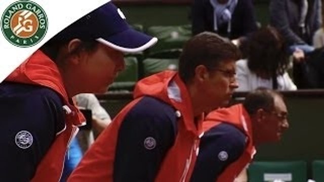 2014 French Open. The line judges at Roland Garros