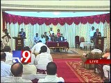 Jana Reddy takes oath as protem speaker of Telangana