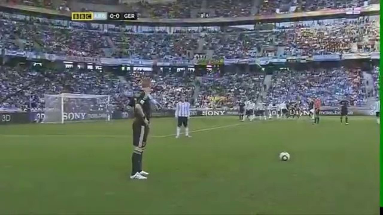 Argentina - Alemania 2010 Minuto 3 Gol de Thomas Muller