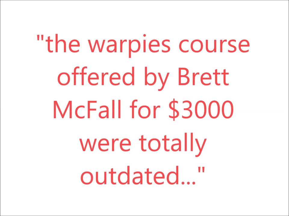 1. Brett McFall - Do Not Purchase Anything From Brett McFall