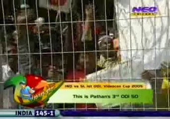 Irfan Pathan 83(70) v Sri Lanka 1st ODI Nagpur 2005