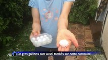 Violents orages à Gouvieux, dans l'Oise