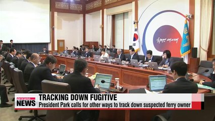 President Park calls for other ways to track down suspected ferry owner