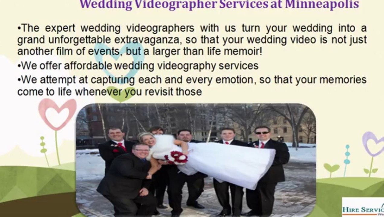 Hire Service Pros - Cost Effective Local Wedding Videographers Services in Minneapolis