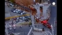 Muere un trabajador tras derrumbarse una infraestructura en construcción para el Mundial de Brasil