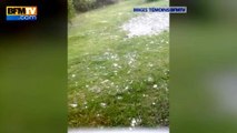 Intempéries: la grêle vue par les Témoins BFMTV - 09/06