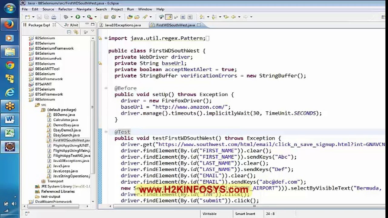 Selenoium Online Tutorials | Selenium Webdriver Tutorials | Selenium  Testing Classes - video Dailymotion