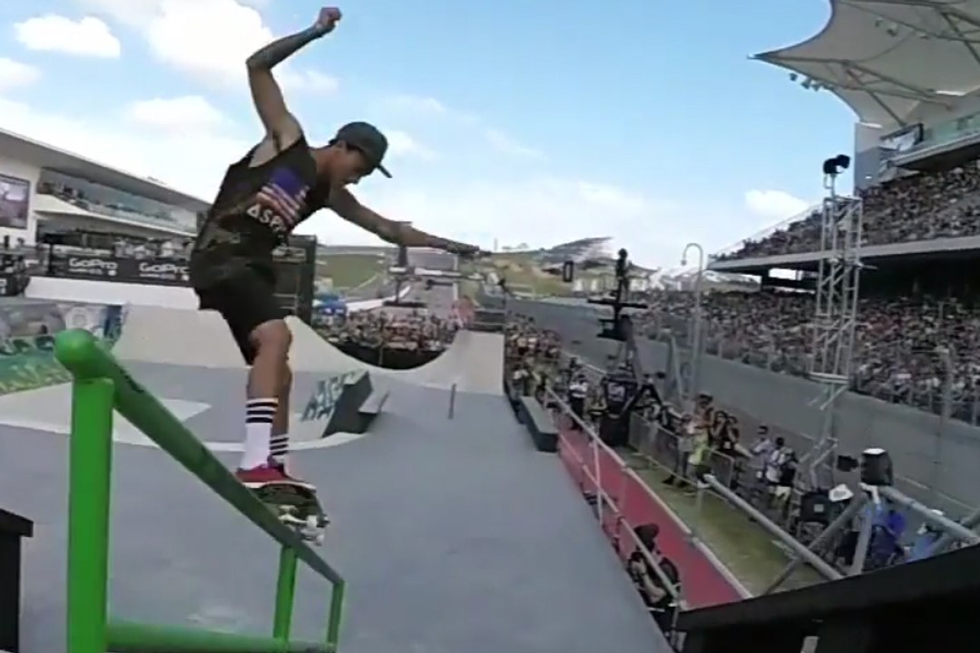 X Games presents Nyjah Huston wins SKB Street gold - Skateboard
