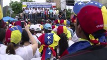Venezuela: protesta en apoyo de Leopoldo López
