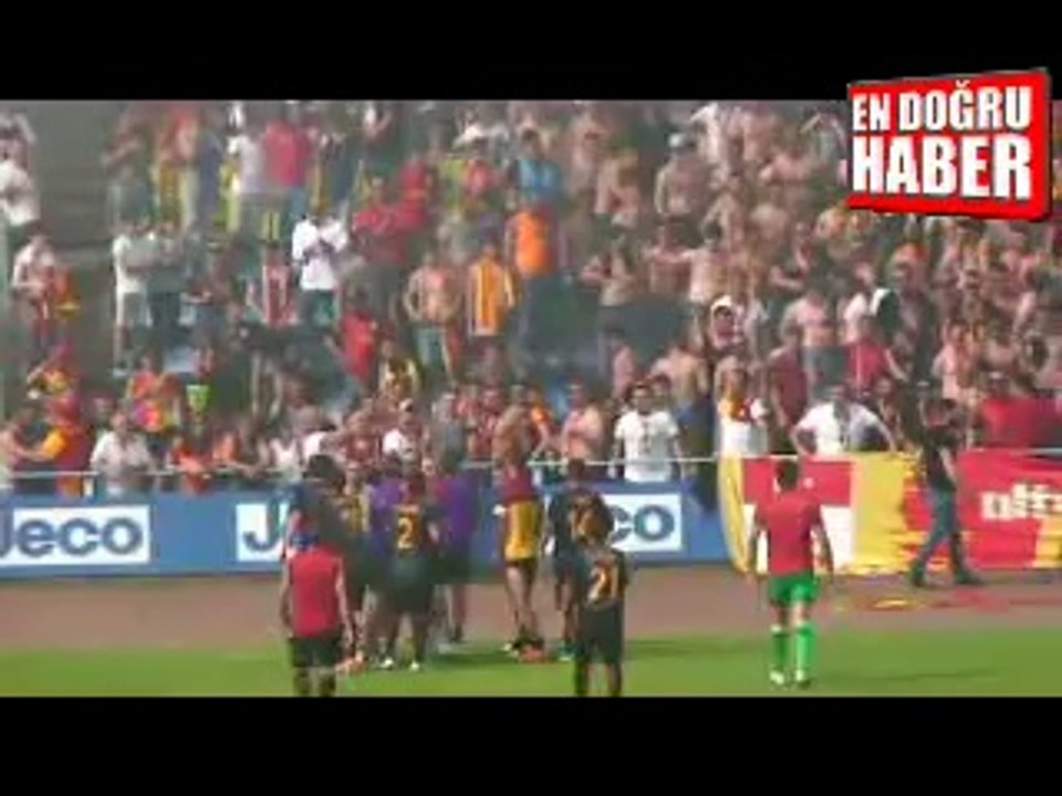 Galatasaray maçında olaylar çıktı!..