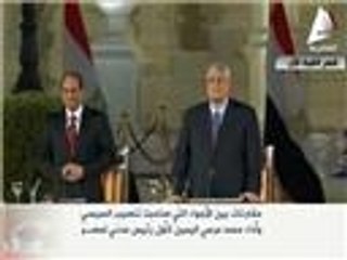مقارنات بين أجواء تنصيب السيسي وأداء مرسي