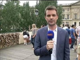 Juillard: "trouver une alternative aux "cadenas d'amour" du pont des Arts - 09/06
