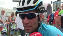 Vincenzo Nibali à l'arrivée de la 2e étape du Critérium du Dauphiné 2014