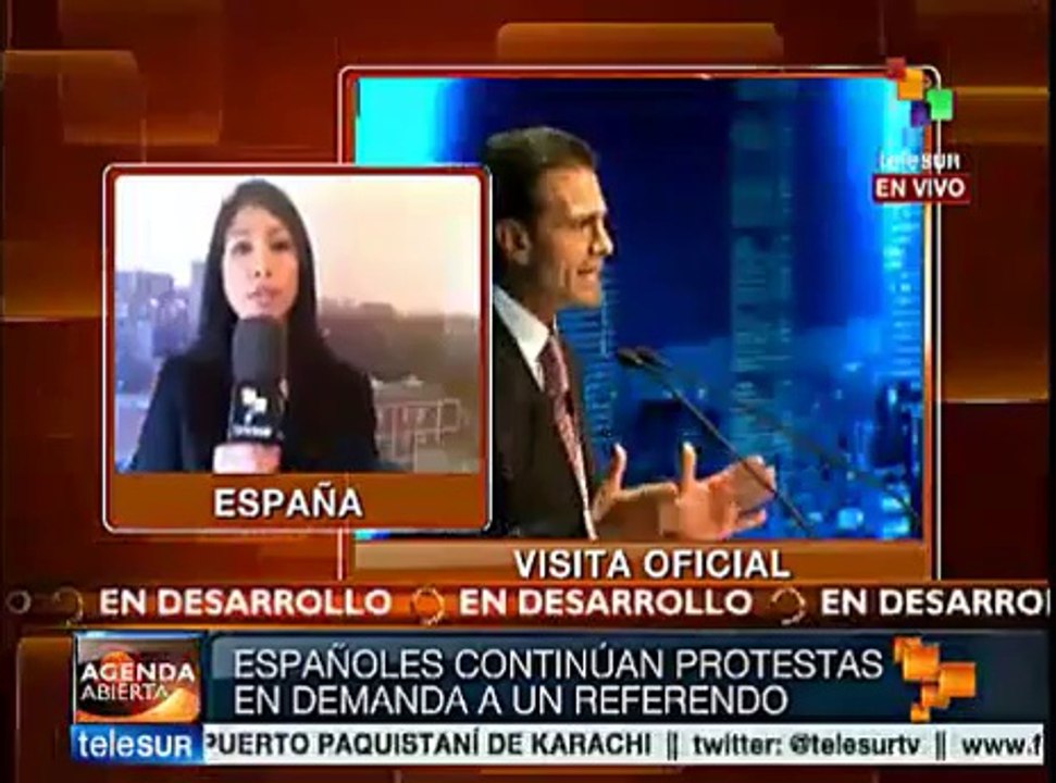 Reyes de España reciben con honores a presidente de México Peña Nieto
