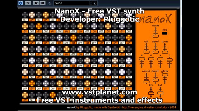 Synthesizer Software - NanoX VST free - vstplanet.com