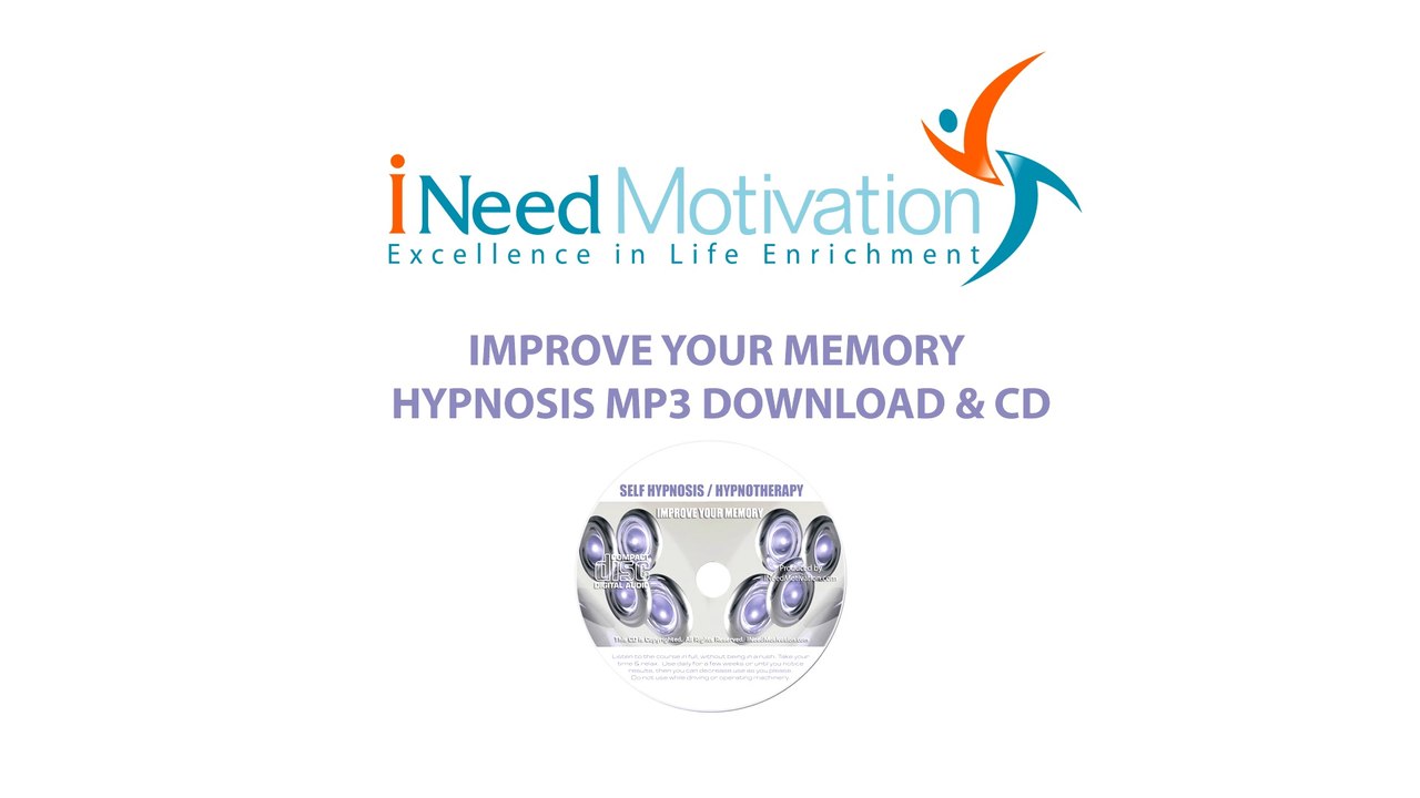 Improve Your Memory Hypnosis MP3 Download & CD