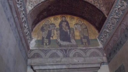 Sainte-Sophie, mosaïque de l'entrée sud-ouest