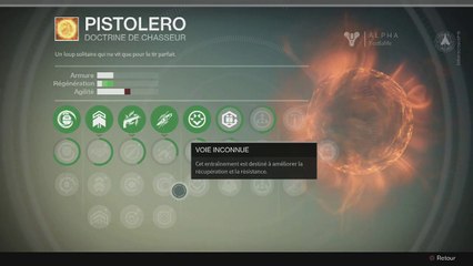 Destiny : personnage et inventaire