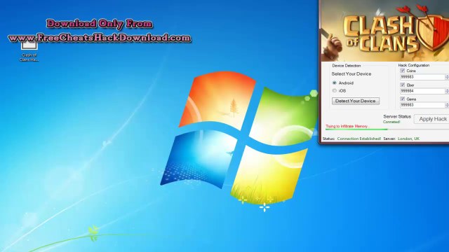 Clash of Clans Cheat Tool Coins Elixir Gems Adder June 2014 Updated