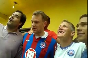 Neuer e Schweinsteiger são os novos torcedores do Bahia