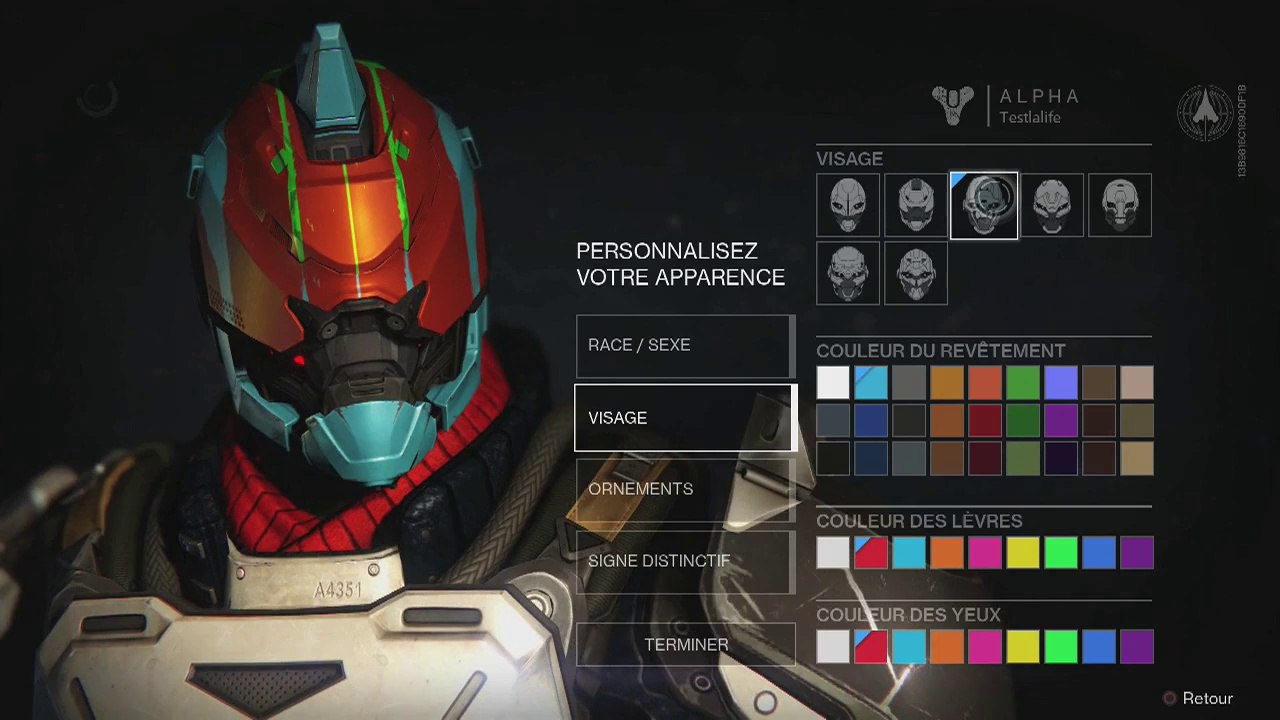 Destiny : Customisation des persos