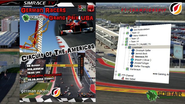 GR F1 2013 Championship - 18. Rennen in Austin