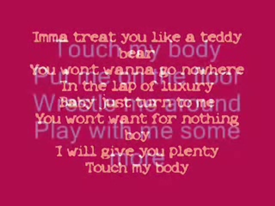 Mariah Carey - Touch my body (Lyrics / Paroles)
