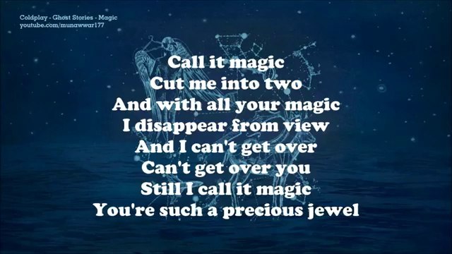 Coldplay - Magic | Ghost Stories (Lyrics / Paroles)
