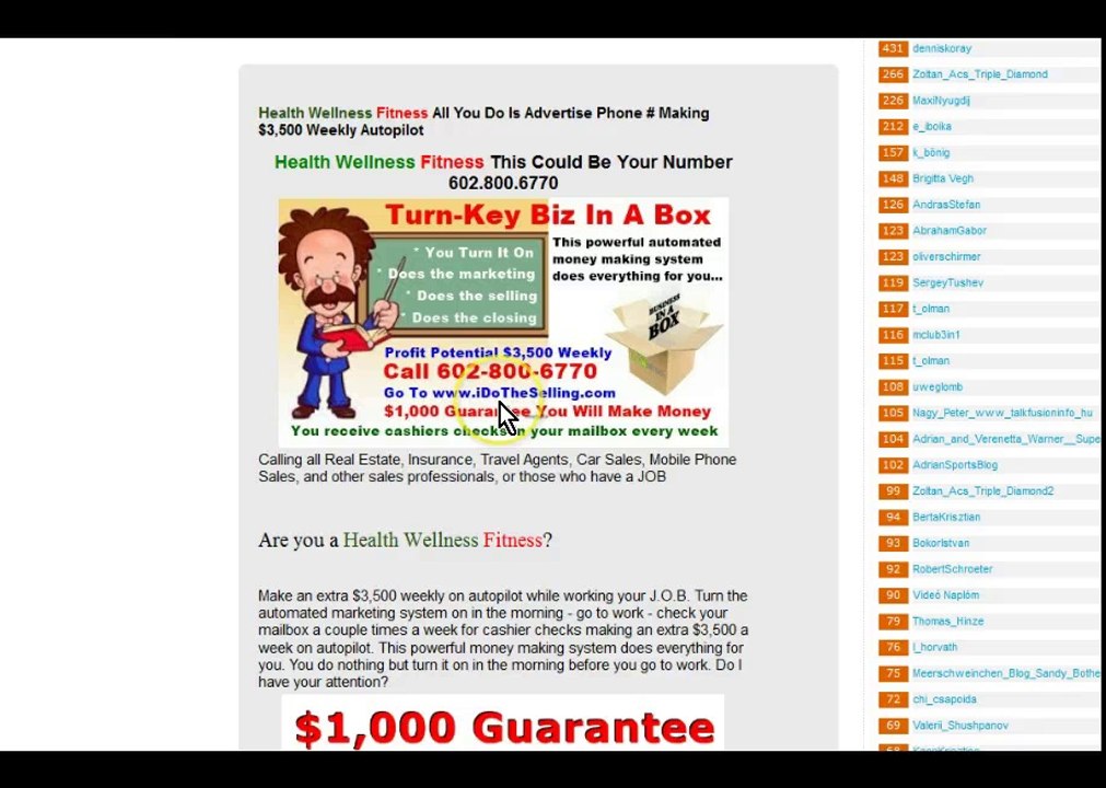 Talk Fusion Video Email Training Health Wellness Fitness This Could Be Your Number 602.800.6770