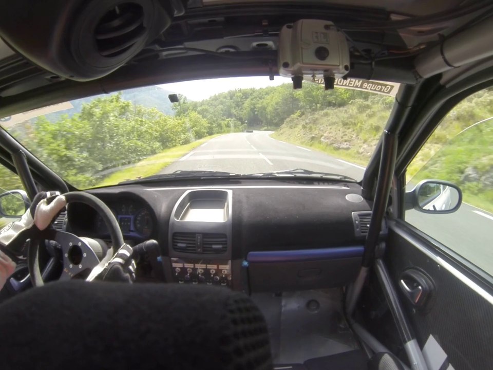 Course de cote quillan 2014 Cam embarquée Kenny Rocher Clio Ragnotti N3