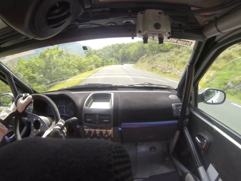 Course de cote quillan 2014 Cam embarquée Kenny Rocher Clio Ragnotti N3