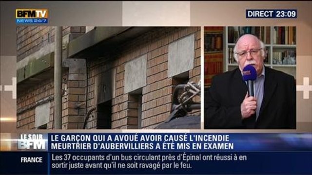 Le Soir BFM: Incendie d'Aubervilliers: un garçon de 12 ans mis en examen - 09/06 3/4