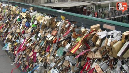 Part of Pont des Arts Bridge Collapses Under Weight Of ‘Love Locks’