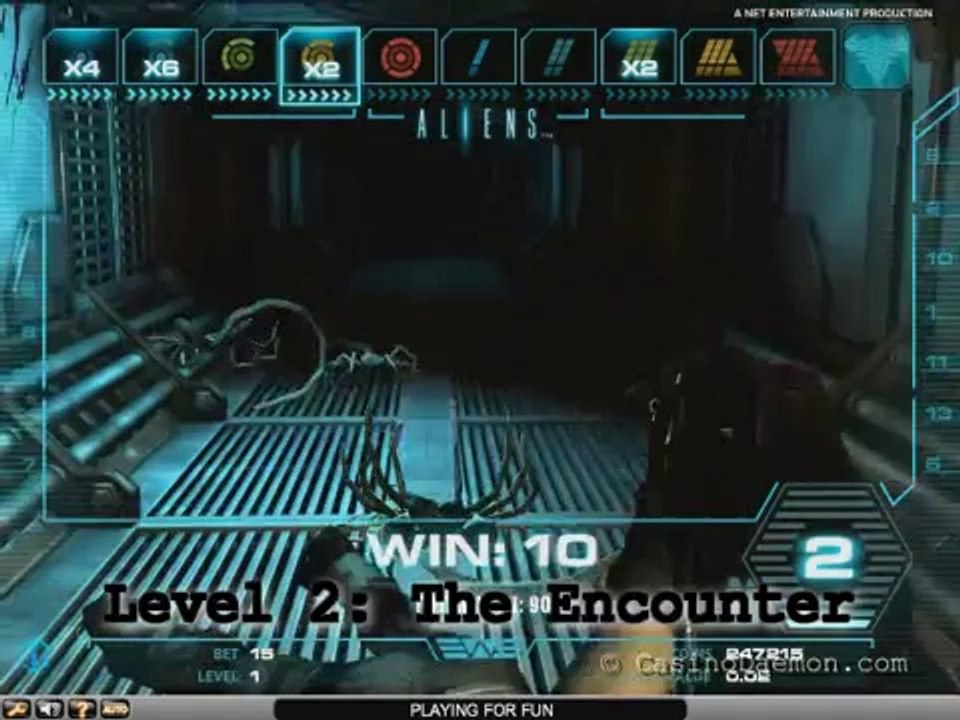 Alien slot - all 3 Levels _ Alien Spielautomat - alle drei Level! Net Entertainment Aliens NetEnt