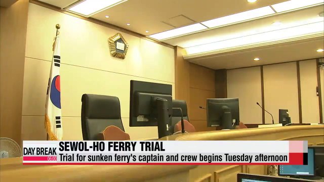 Trial for sunken ferry's captain and crew begins Tuesday afternoon