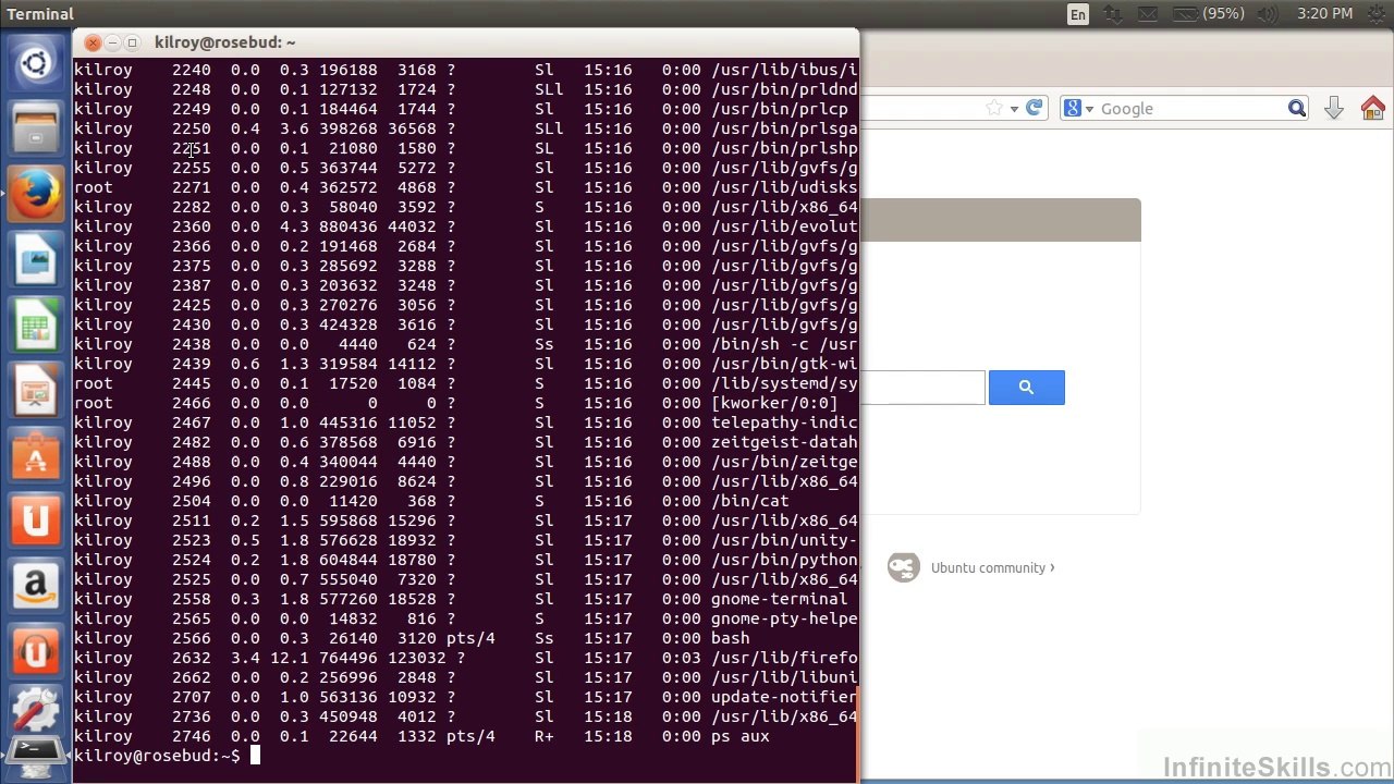 Linux Process Management - ps And top