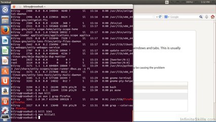 Linux Process Management - kill And killall