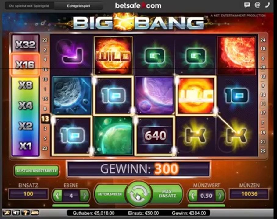 Betsafe Casino Red_ Big Bang neuer NETENT Video Slot.