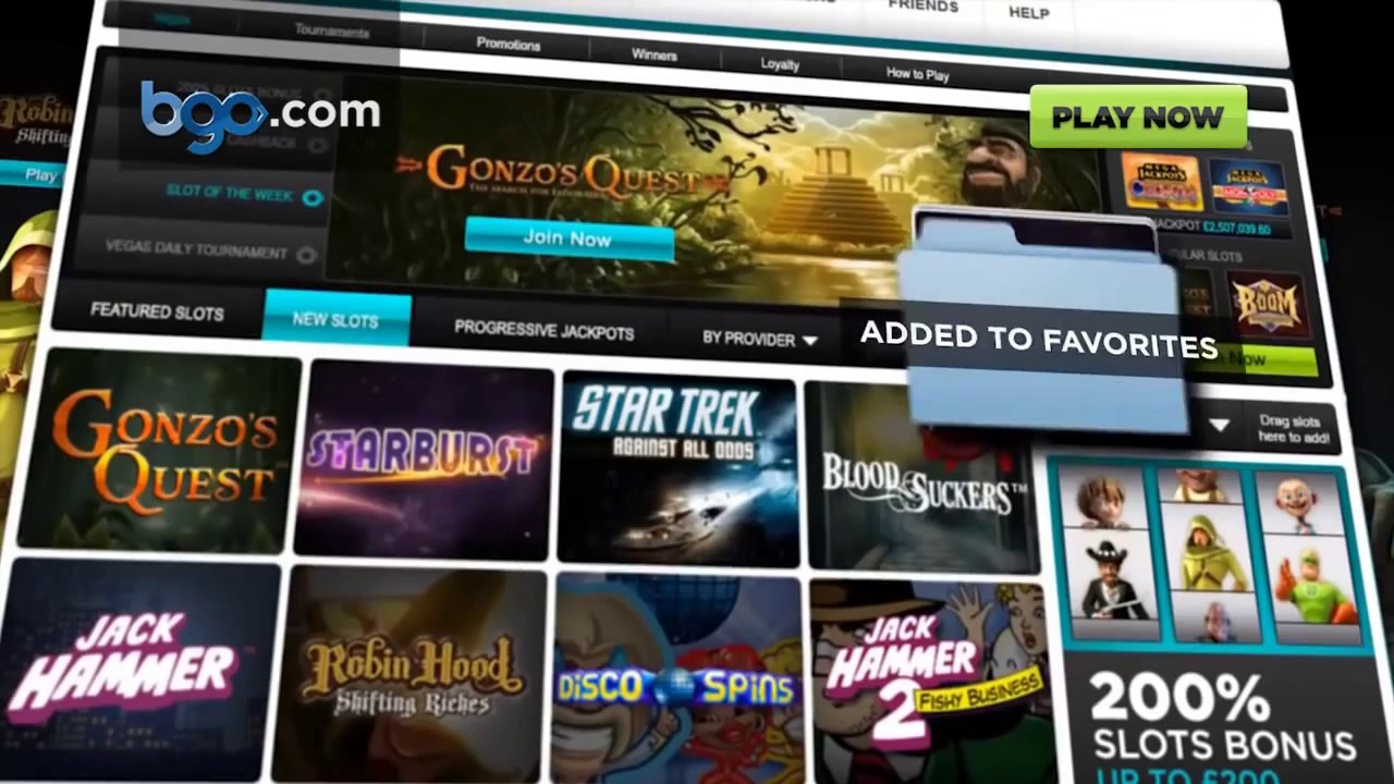 BGO CASINO 200 free spins + 200% welcome bonus NETENT CASINO