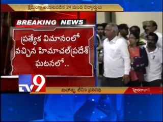 24 Himachal tragedy survivors land in Hyderabad