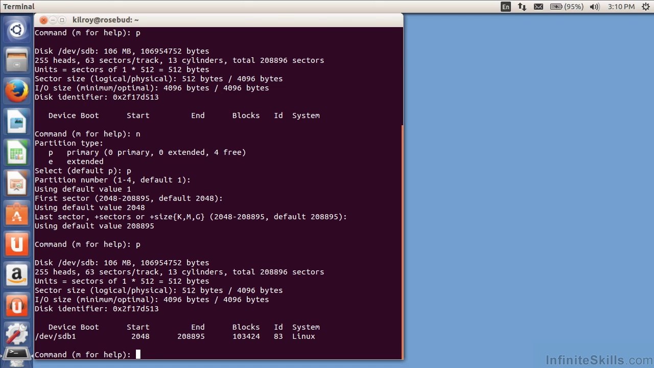 Linux disk - Partitioning