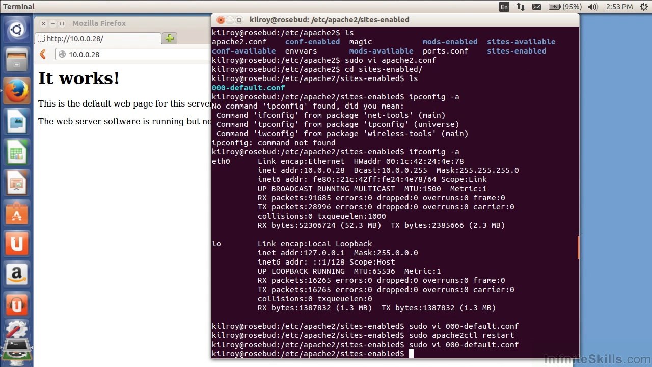 Linux Configuring Apache