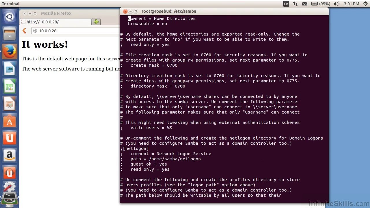 Linux Installing And Configuring Samba