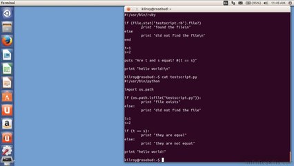 Linux -Ruby Scripting